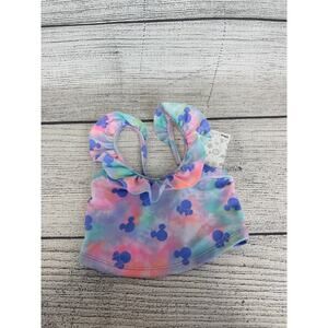 Jumping Beans Disney Baby Girl Tie Dye Minnie Mouse Swim Top Size 12M